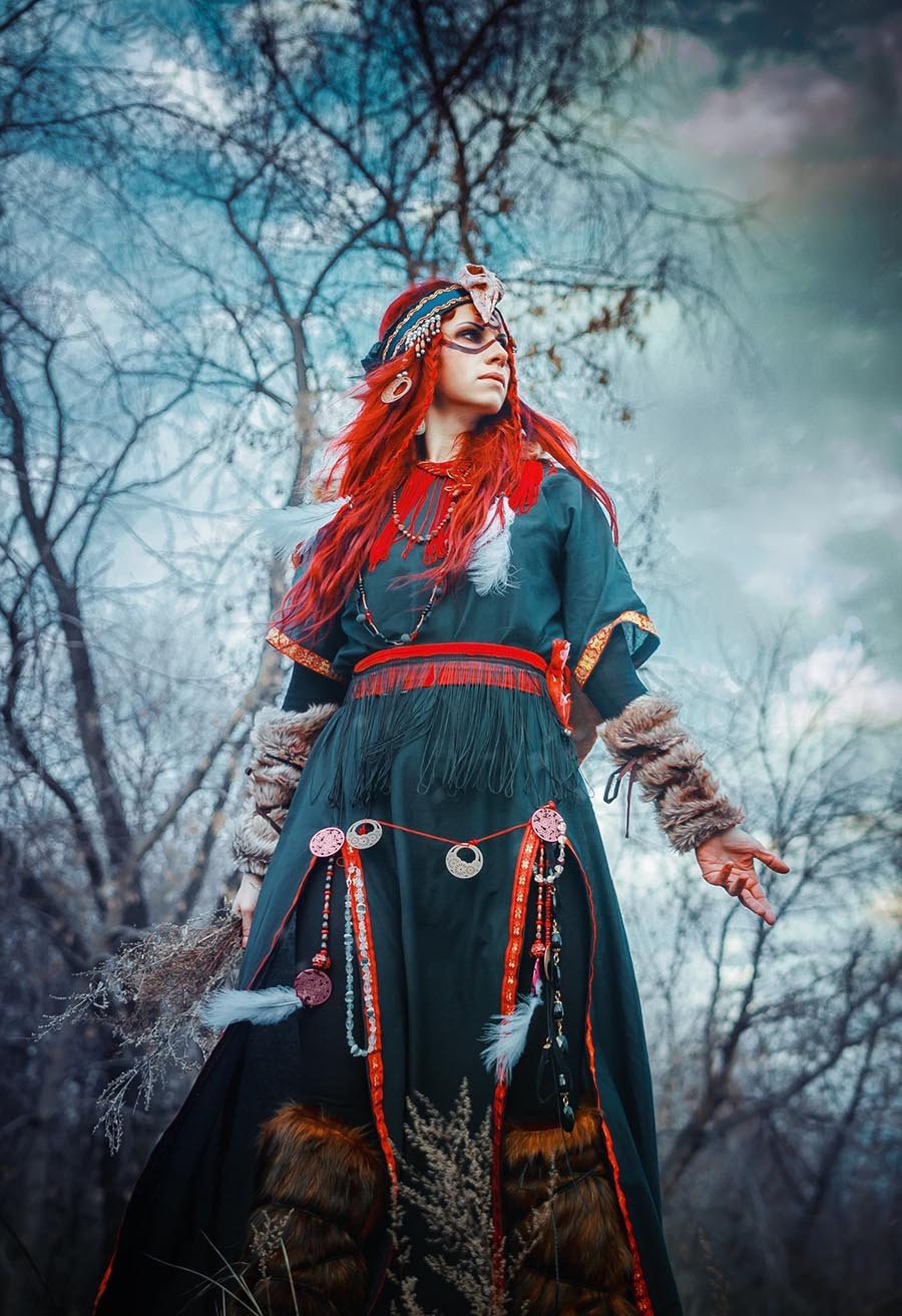 Girls in Slavic costumes underwear in Hiroshima