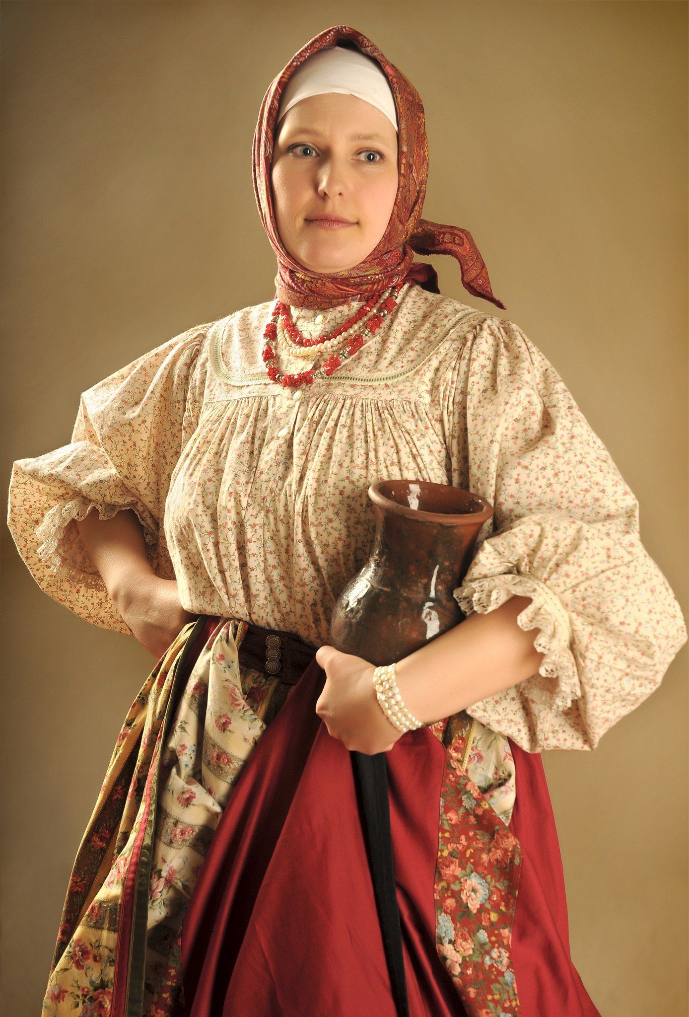 Girls in Slavic costumes in Hiroshima